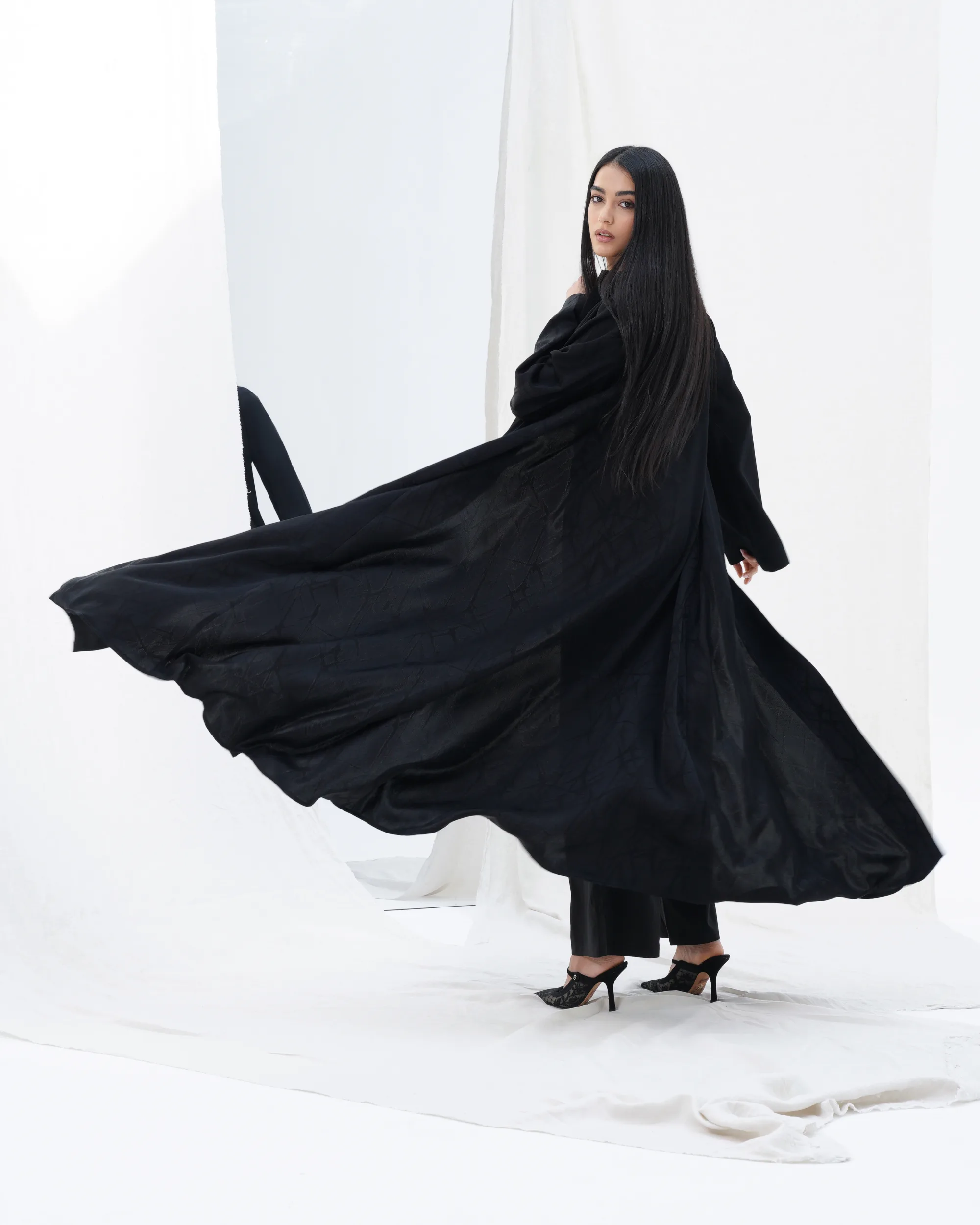 Jacard Crep Abaya