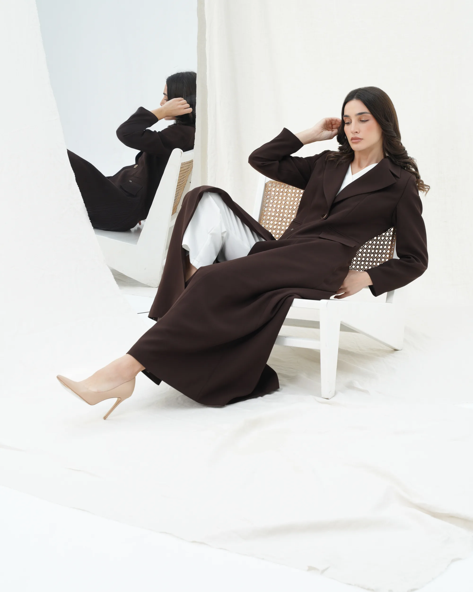 Aria Mocha Abaya